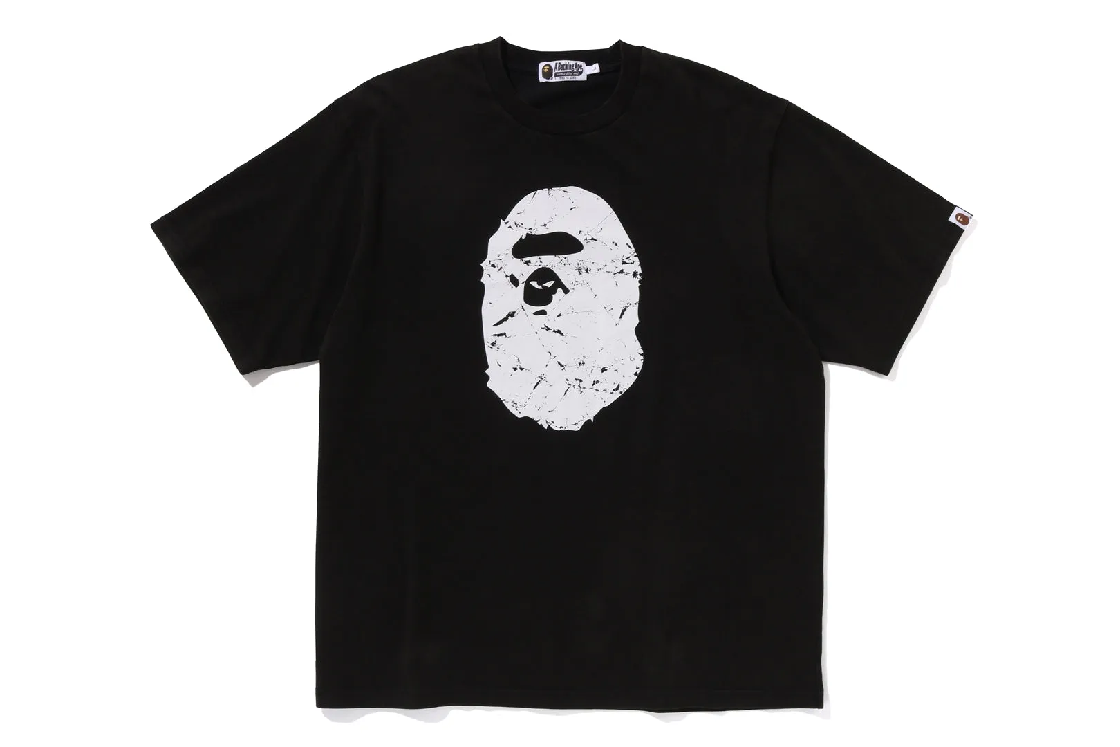 HEAVY WASHED APE HEAD RELAXED FIT TEE sold by Bape