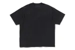GARMENT DYE SPRAY PRINT COLLEGE RELAXED FIT TEE sold by Bape
