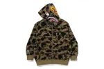 1ST CAMO JACQUARD SHARK RELAXED FIT FULL ZIP HOODIE sold by Bape