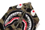 1ST CAMO JACQUARD SHARK RELAXED FIT FULL ZIP HOODIE sold by Bape