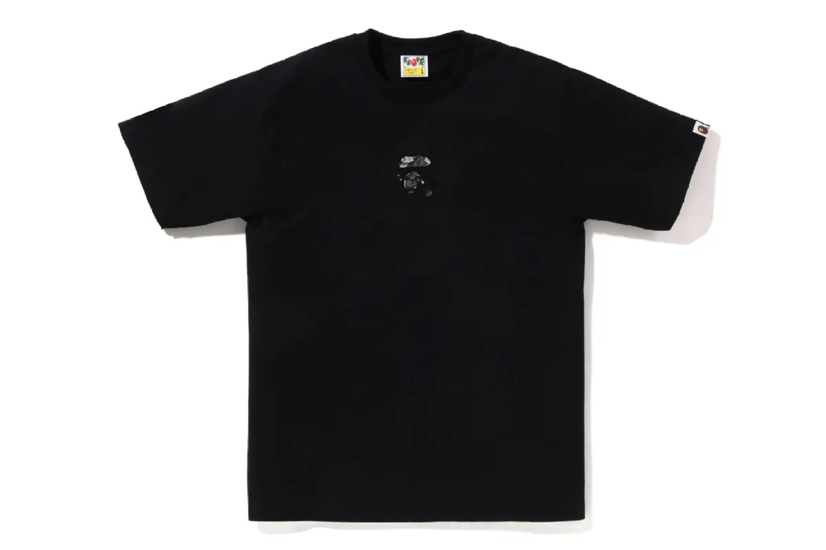 LIQUID CAMO SMALL APE FACE TEE sold by Bape