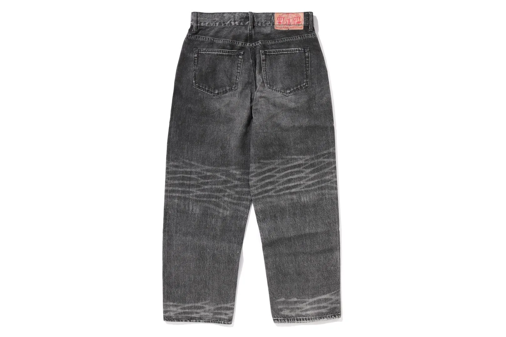 FAKE PRINT STA LOOSE FIT DENIM PANTS sold by Bape product image thumbnail 2