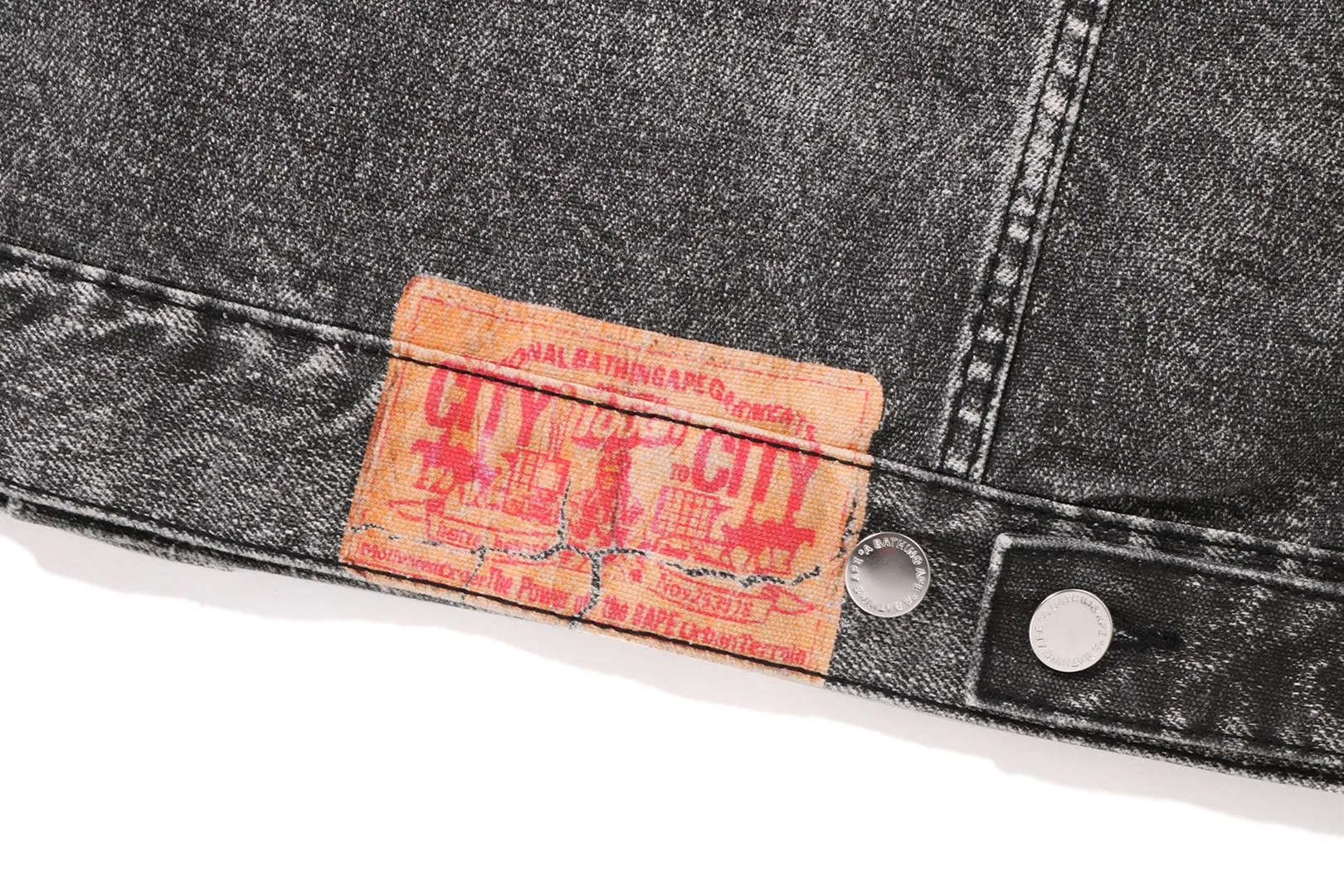 FAKE PRINT DENIM JACKET sold by Bape product image thumbnail 5