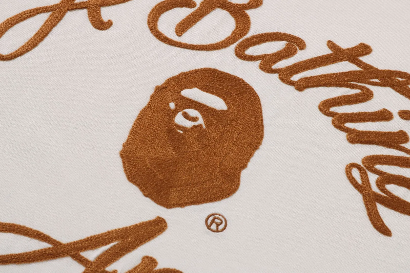 CHAIN STITCH COLLEGE RELAXED FIT TEE sold by Bape product image thumbnail 3