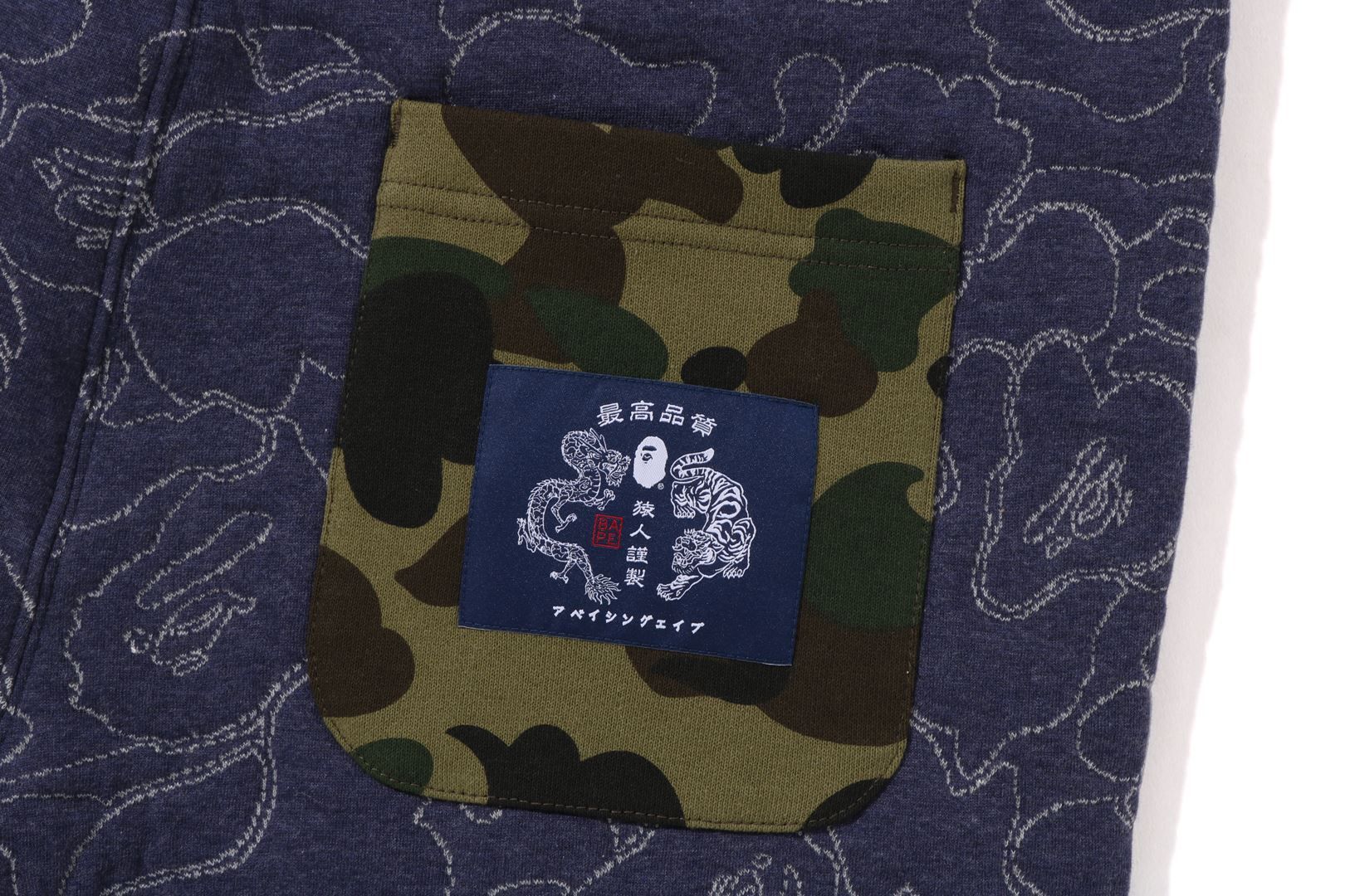 ABC CAMO SWEAT SHORTS sold by Bape product image thumbnail 4