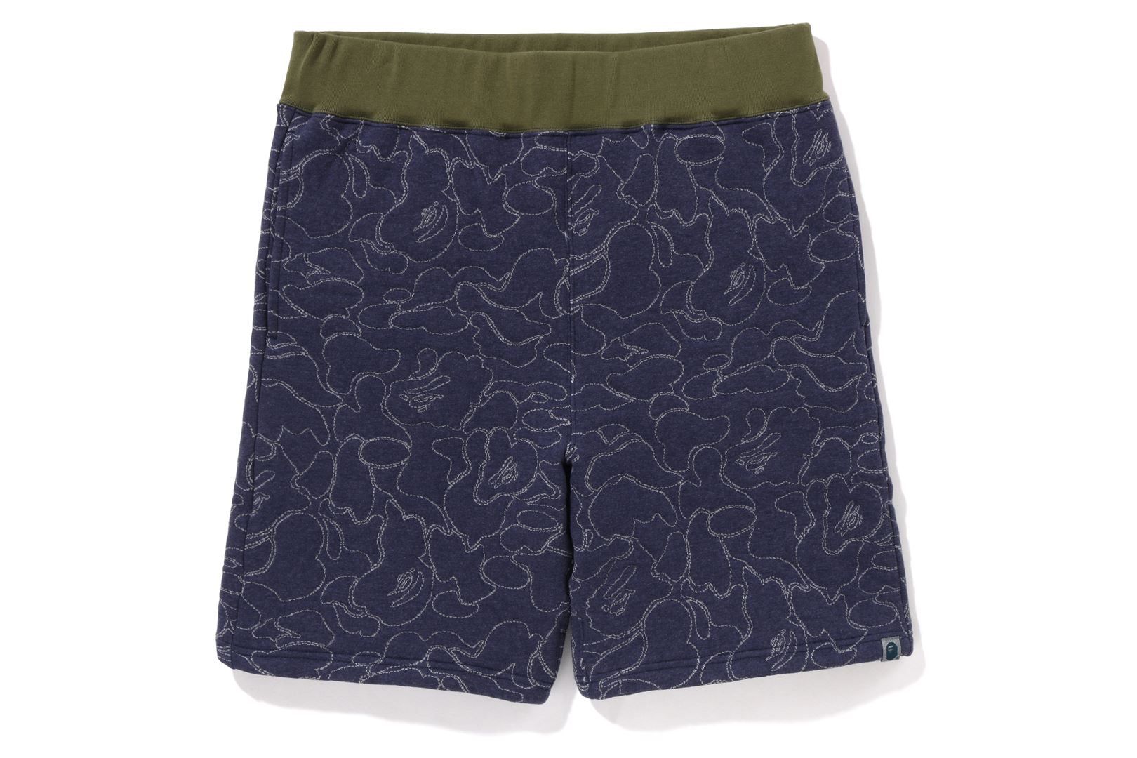 ABC CAMO SWEAT SHORTS sold by Bape
