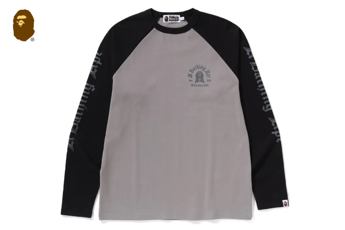 RAGLAN SLEEVE LS TEE sold by Bape