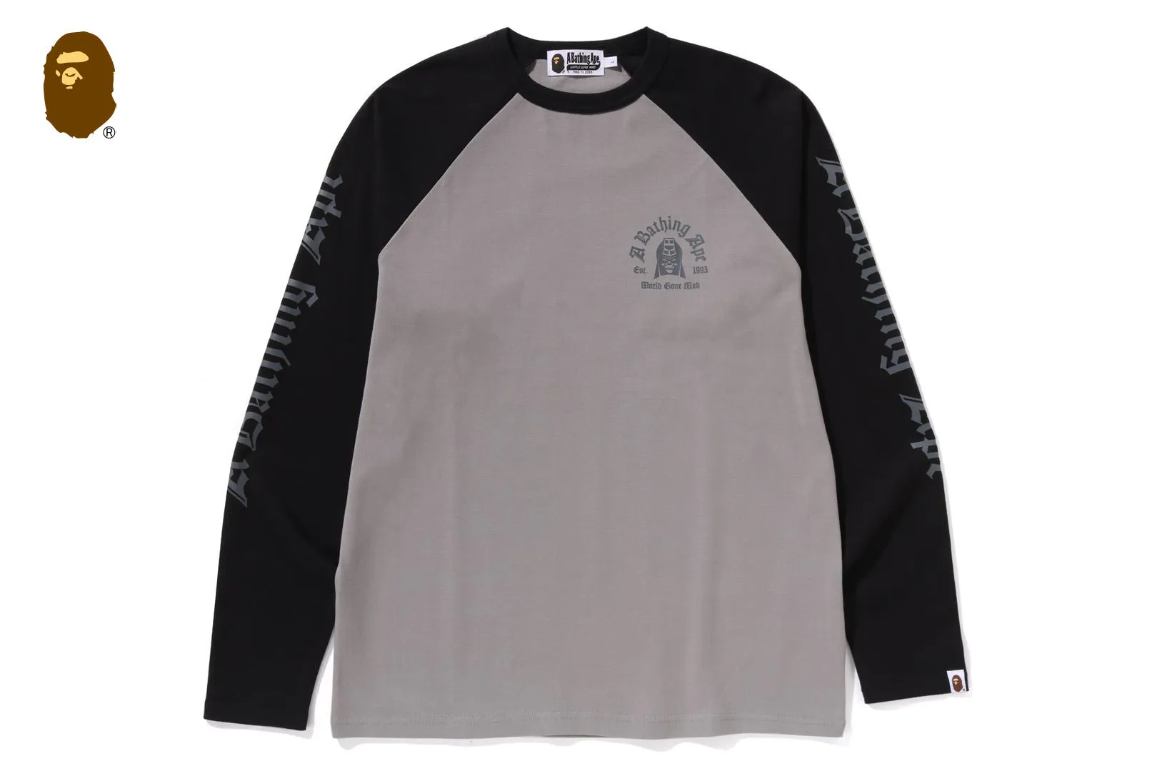 RAGLAN SLEEVE LS TEE sold by Bape