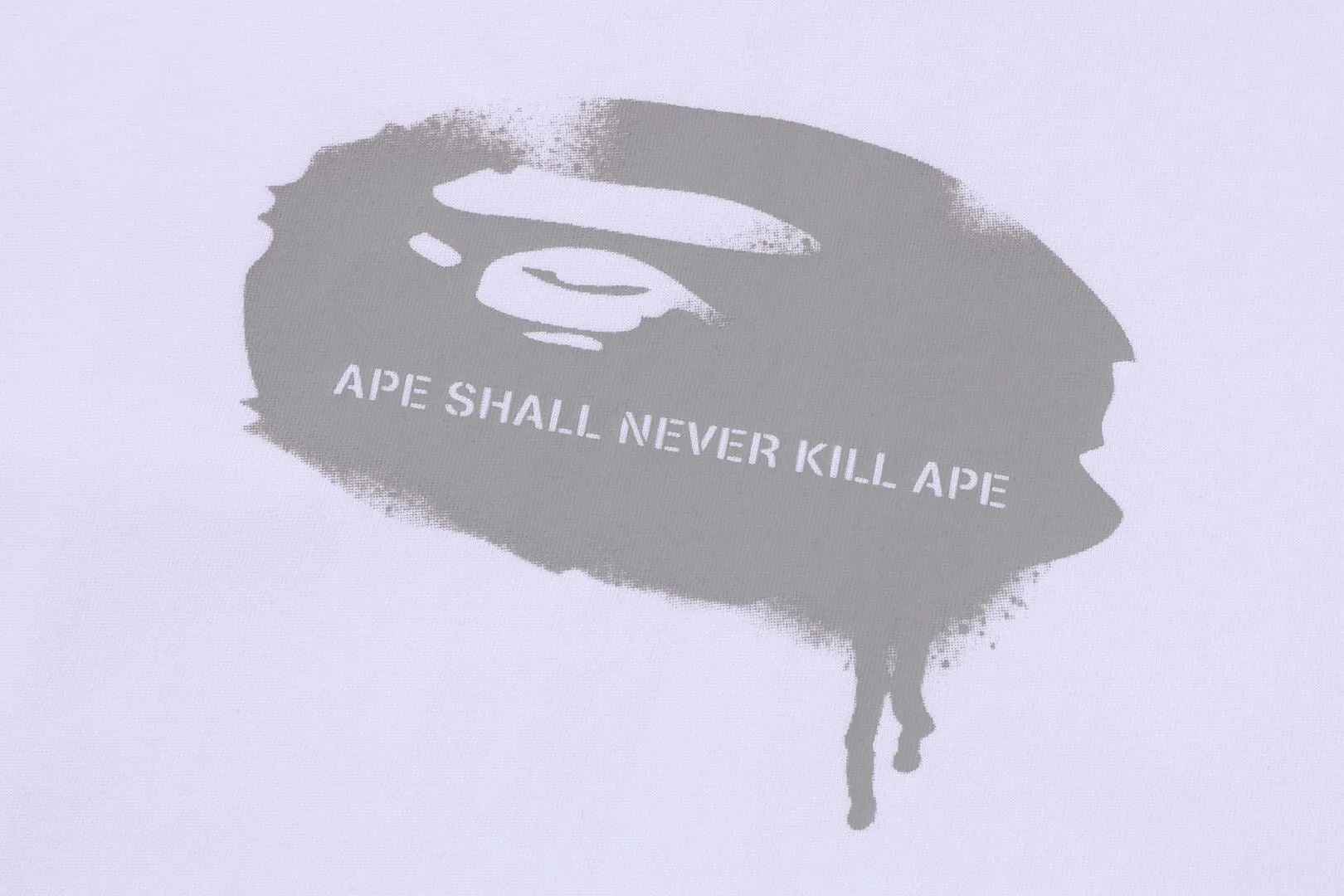 GRAFFITI APE HEAD LOGO RELAXED FIT TEE sold by Bape product image thumbnail 2