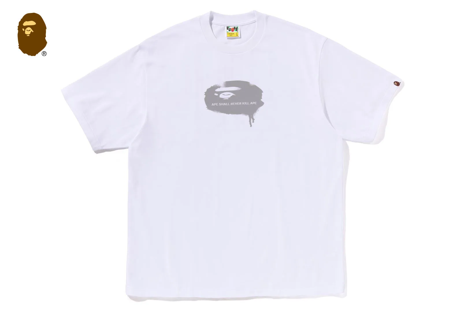 GRAFFITI APE HEAD LOGO RELAXED FIT TEE sold by Bape
