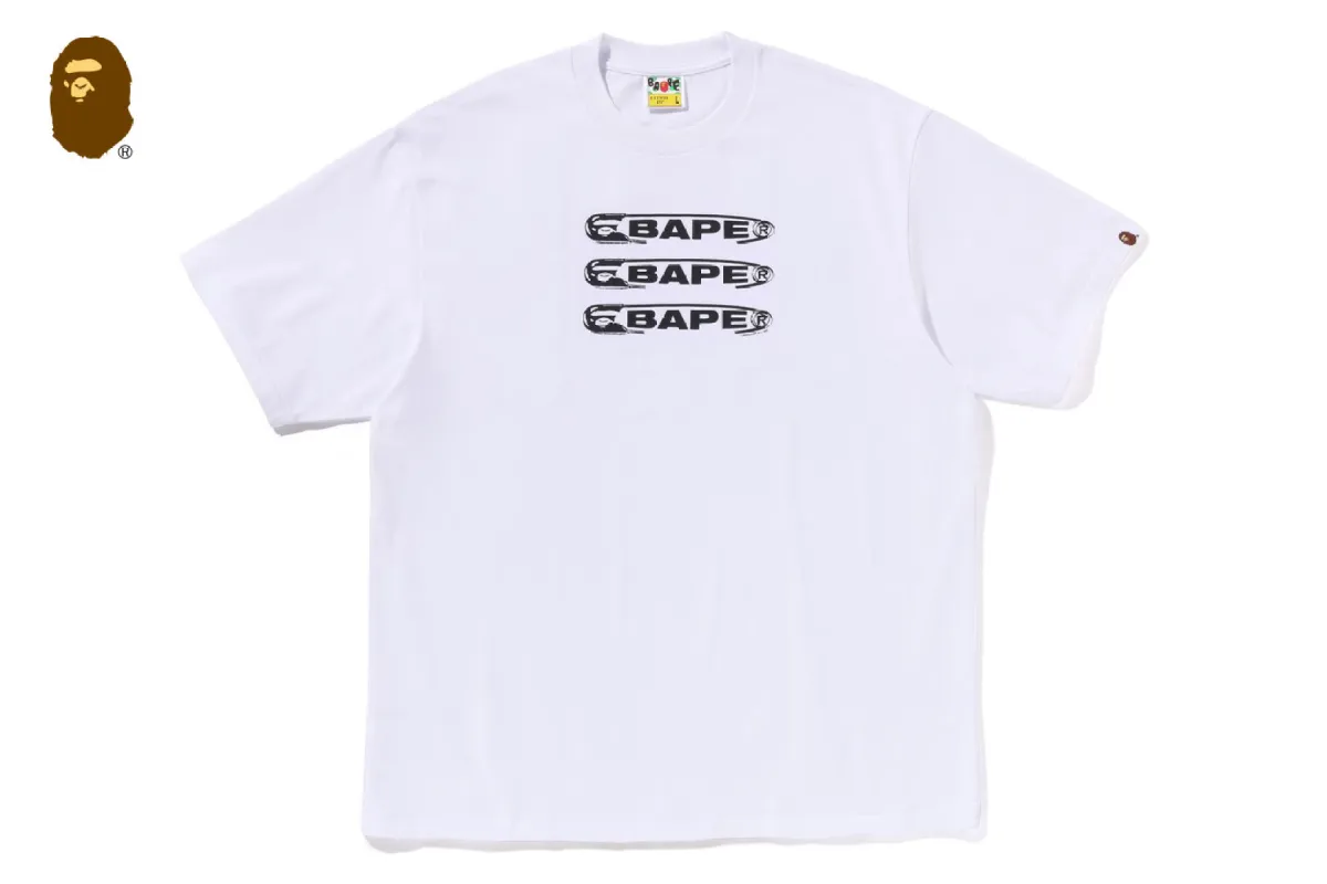 BAPE PIN LOGO RELAXED FIT TEE sold by Bape