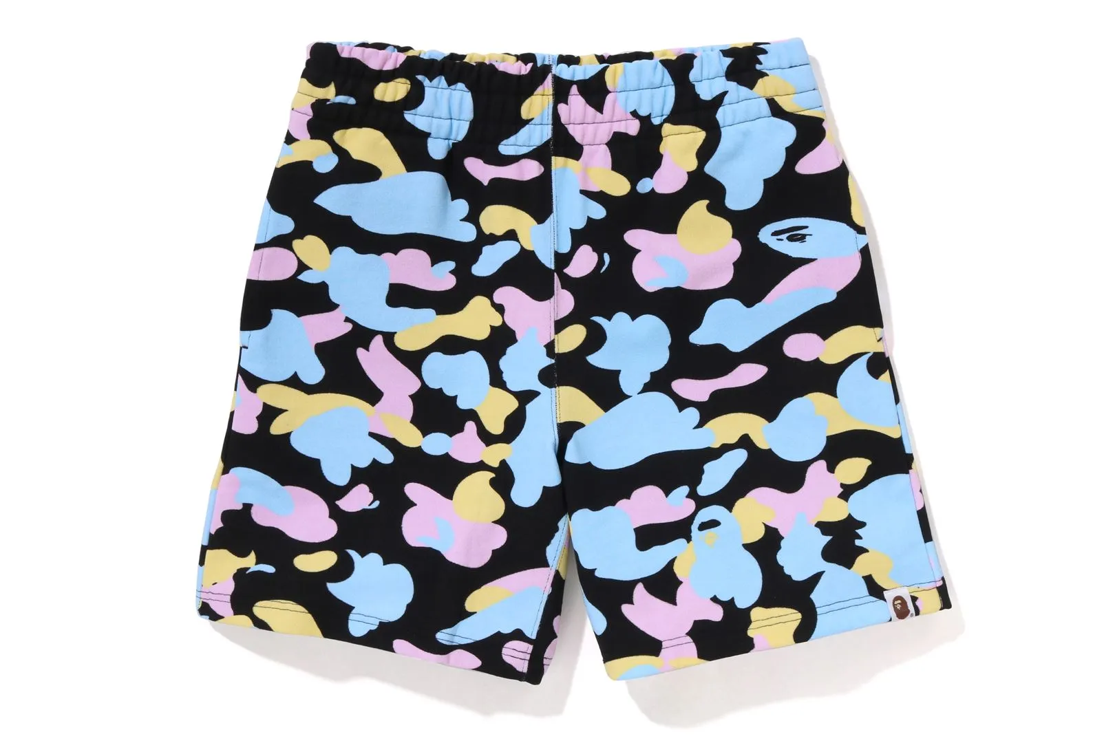 NEW MULTI CAMO OVERSIZED SWEAT SHORTS sold by Bape