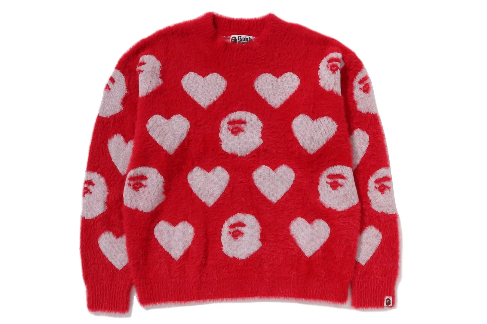 I LOVE BAPE MONOGRAM WOOL MIX SWEATER sold by Bape