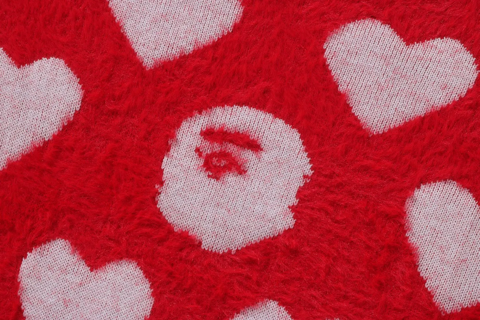 I LOVE BAPE MONOGRAM WOOL MIX SWEATER sold by Bape product image thumbnail 3