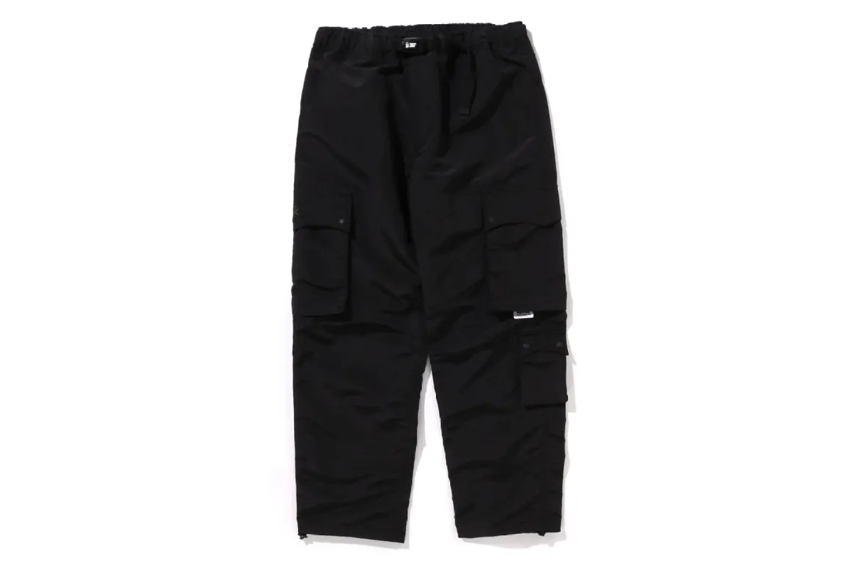 【 BAPE X NBHD 】MULTI POCKET TRACK PANTS sold by Bape