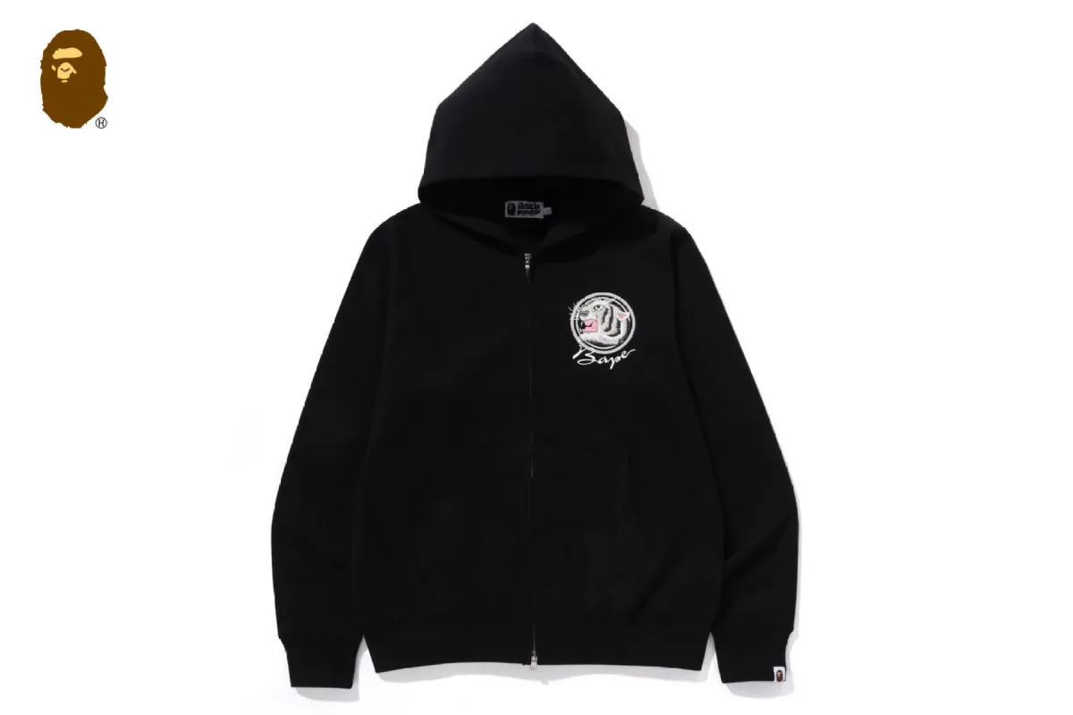 TIGER SOUVENIR ZIP HOODIE sold by Bape