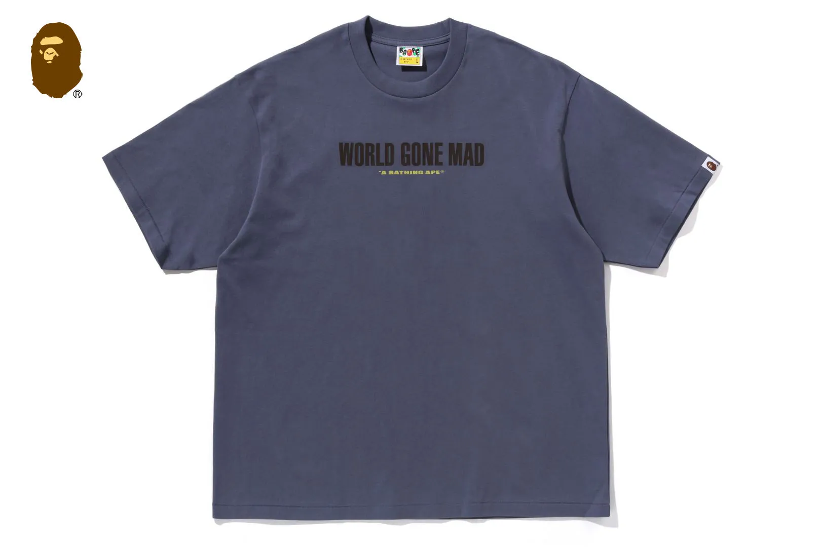 SLOGAN RELAXED FIT TEE sold by Bape product image thumbnail 3