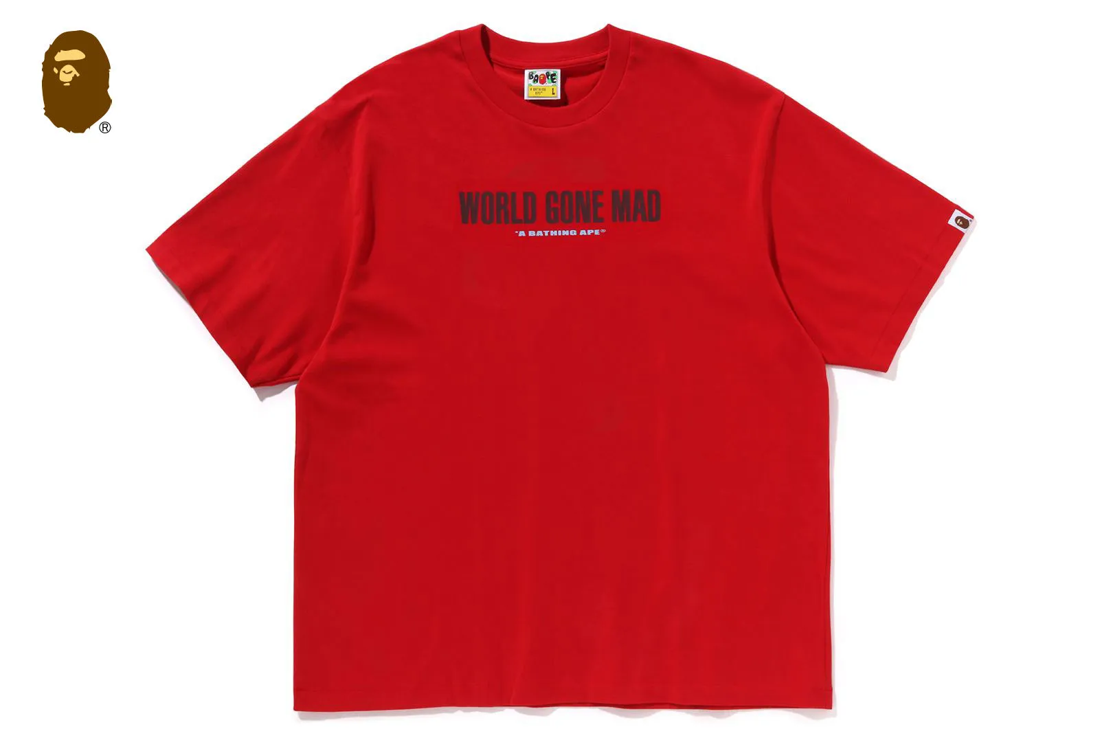 SLOGAN RELAXED FIT TEE sold by Bape product image thumbnail 5