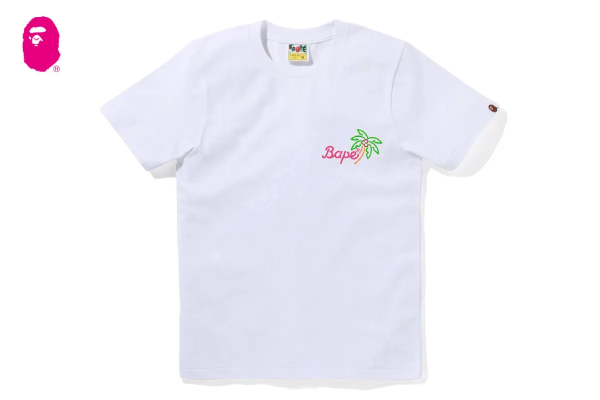 NEON APE HEAD TEE sold by Bape