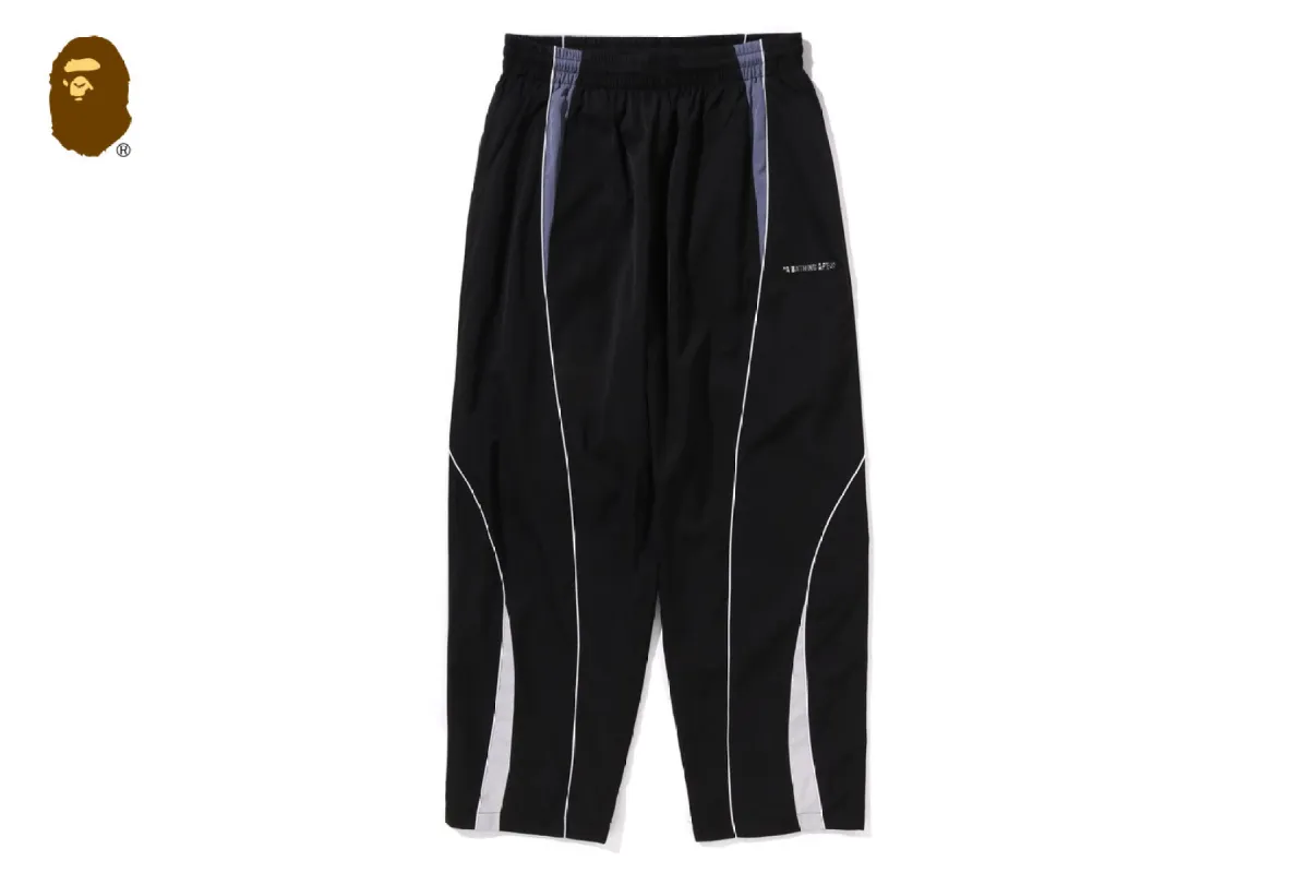 BATHING APE LOGO NYLON TRACK PANTS sold by Bape