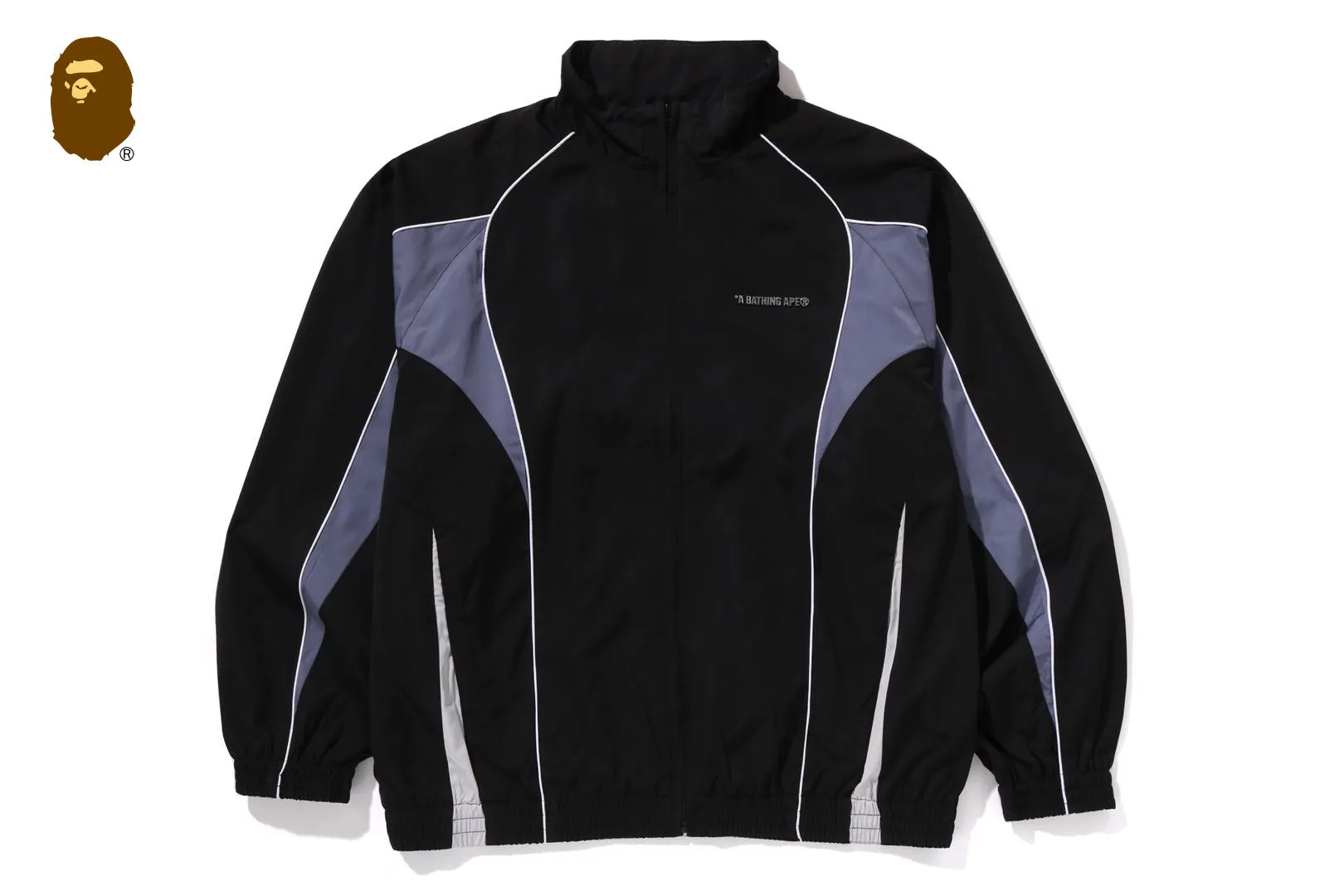 BATHING APE LOGO NYLON TRACK JACKET sold by Bape
