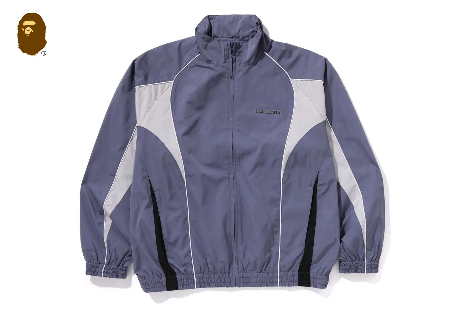 BATHING APE LOGO NYLON TRACK JACKET sold by Bape product image thumbnail 4