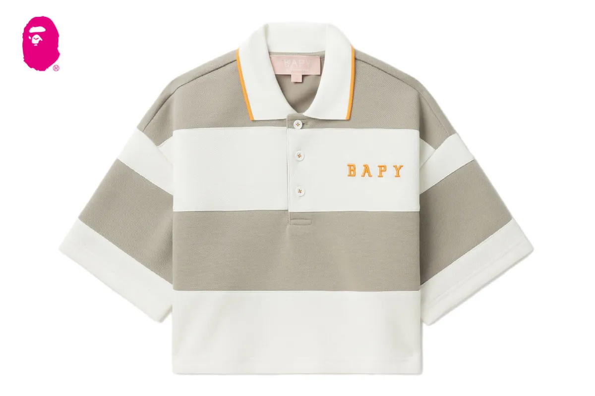 BAPY STRIPED POLO SHIRT sold by Bape