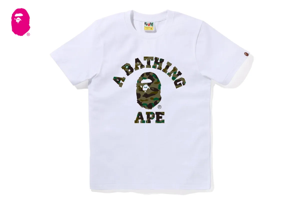 1ST CAMO COLLEGE TEE sold by Bape
