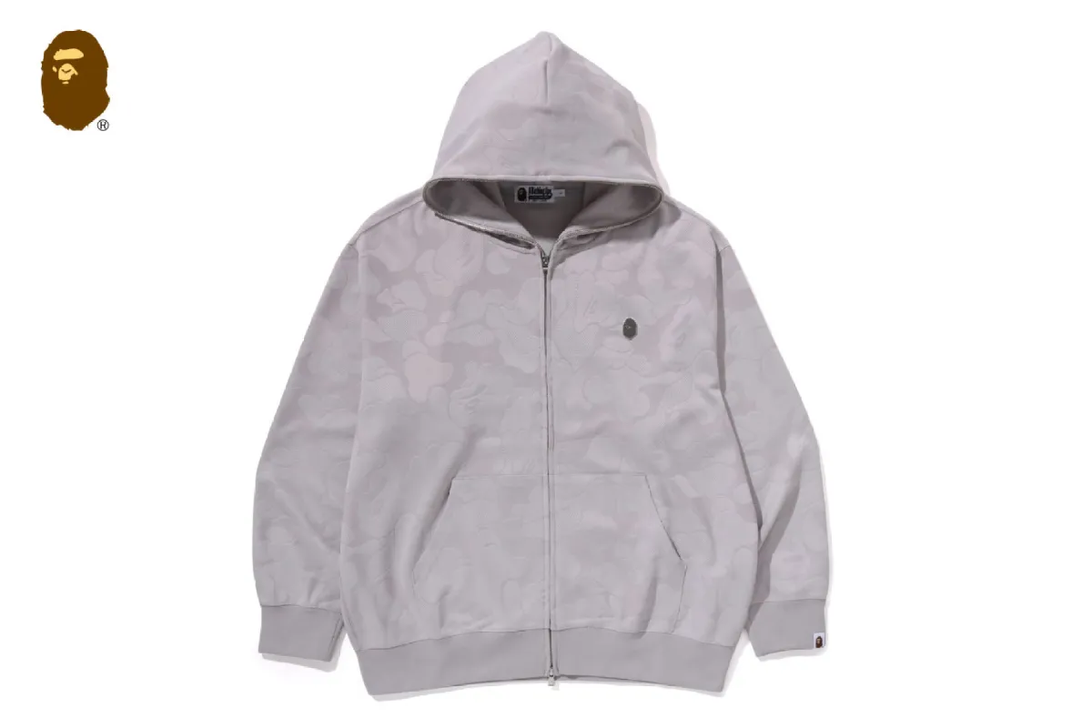 SOLID CAMO JACQUARD ONE POINT RELAXED FIT ZIP HOODIE sold by Bape