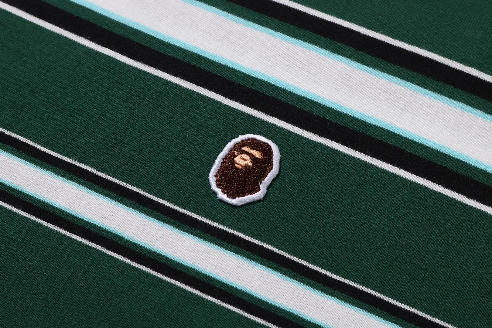 ONE POINT STRIPE LS TEE sold by Bape product image thumbnail 3