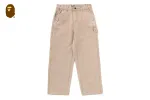 LINE CAMO JACQUARD PATCHED POCKET GARMENT DYE WORK PANTS sold by Bape