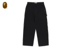 LINE CAMO JACQUARD PATCHED POCKET GARMENT DYE WORK PANTS sold by Bape