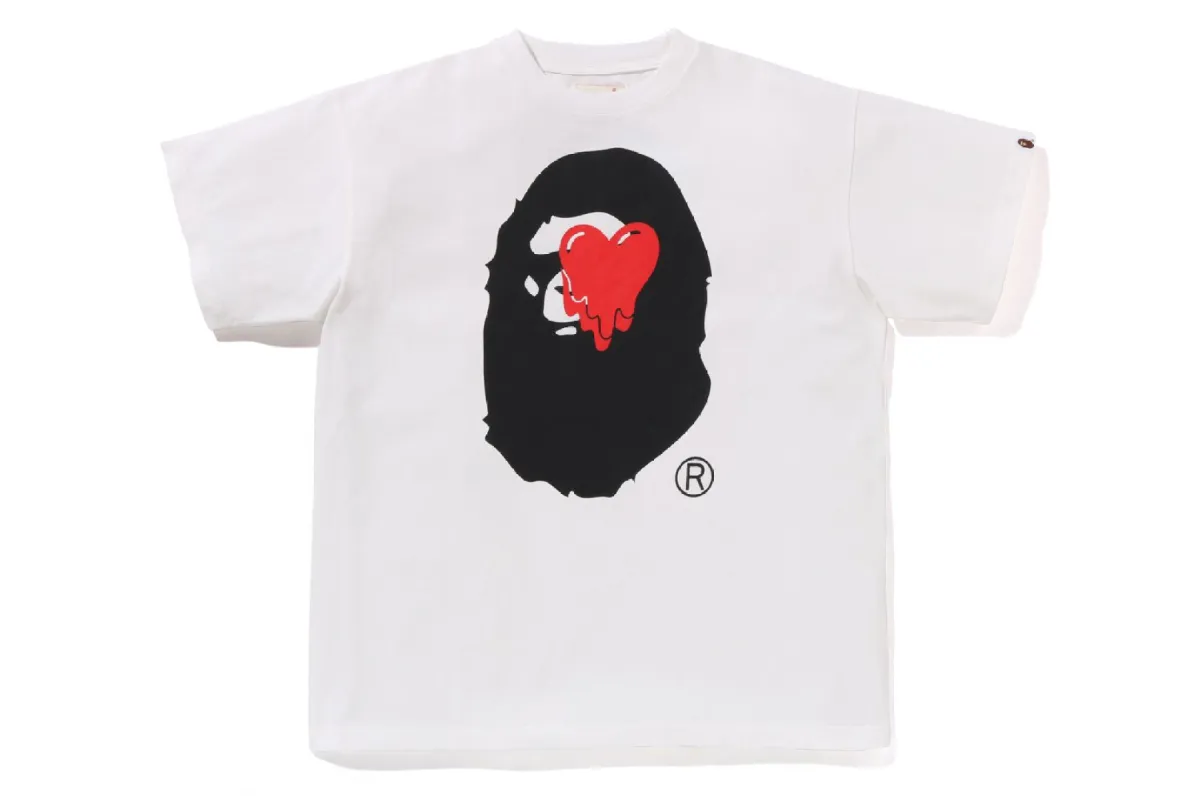 【 BAPE X EU 】APE HEAD TEE made by Bape