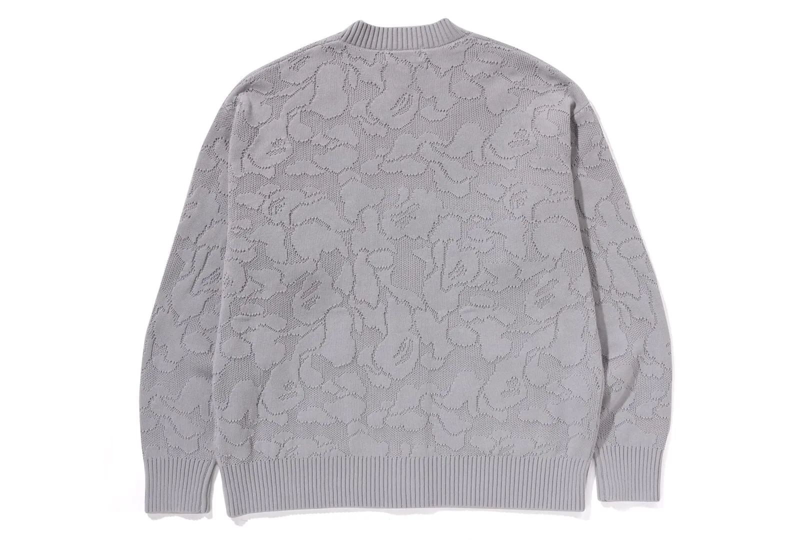 SOLID CAMO JACQUARD ONE POINT CARDIGAN sold by Bape product image thumbnail 5