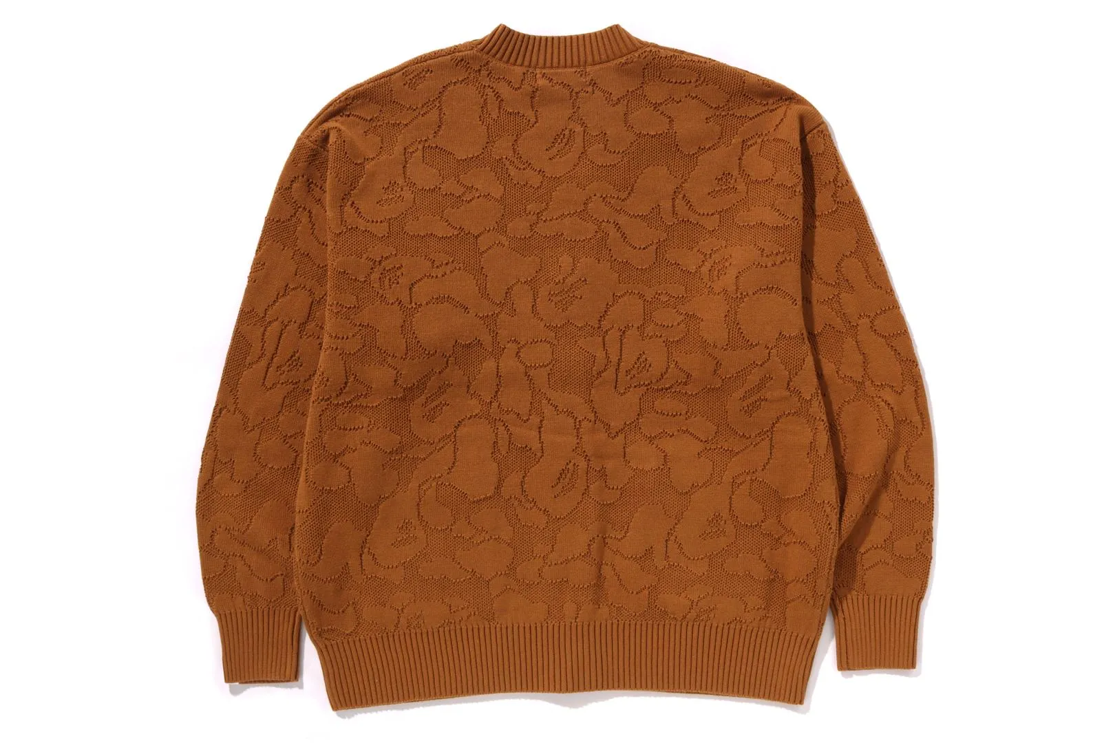 SOLID CAMO JACQUARD ONE POINT CARDIGAN sold by Bape product image thumbnail 2