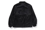 SOLID CAMO JACQUARD NYLON REVERSIBLE COACH JACKET sold by Bape