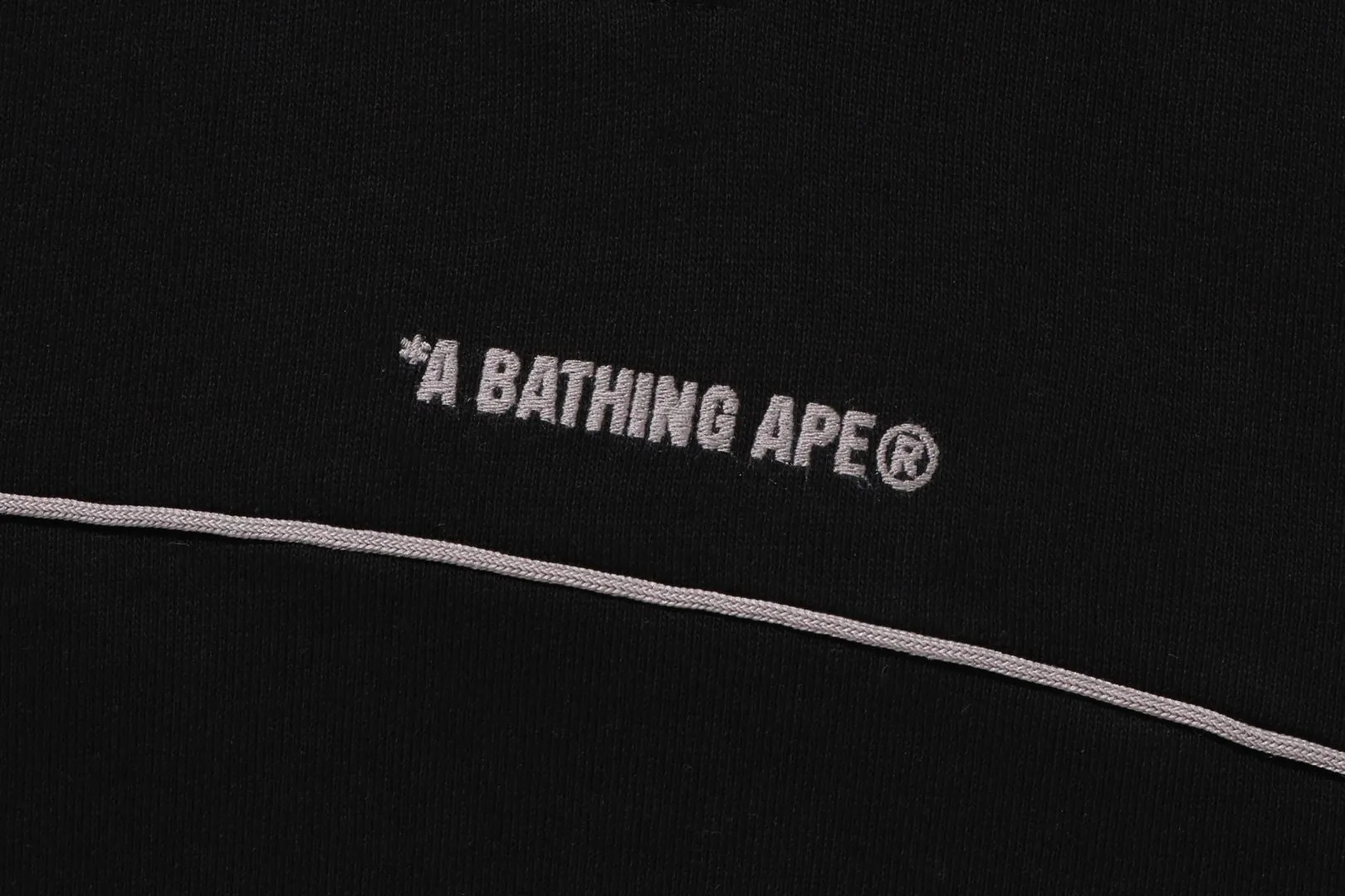 SHARK LOGO HALF ZIP RELAXED FIT PULLOVER HOODIE sold by Bape product image thumbnail 4