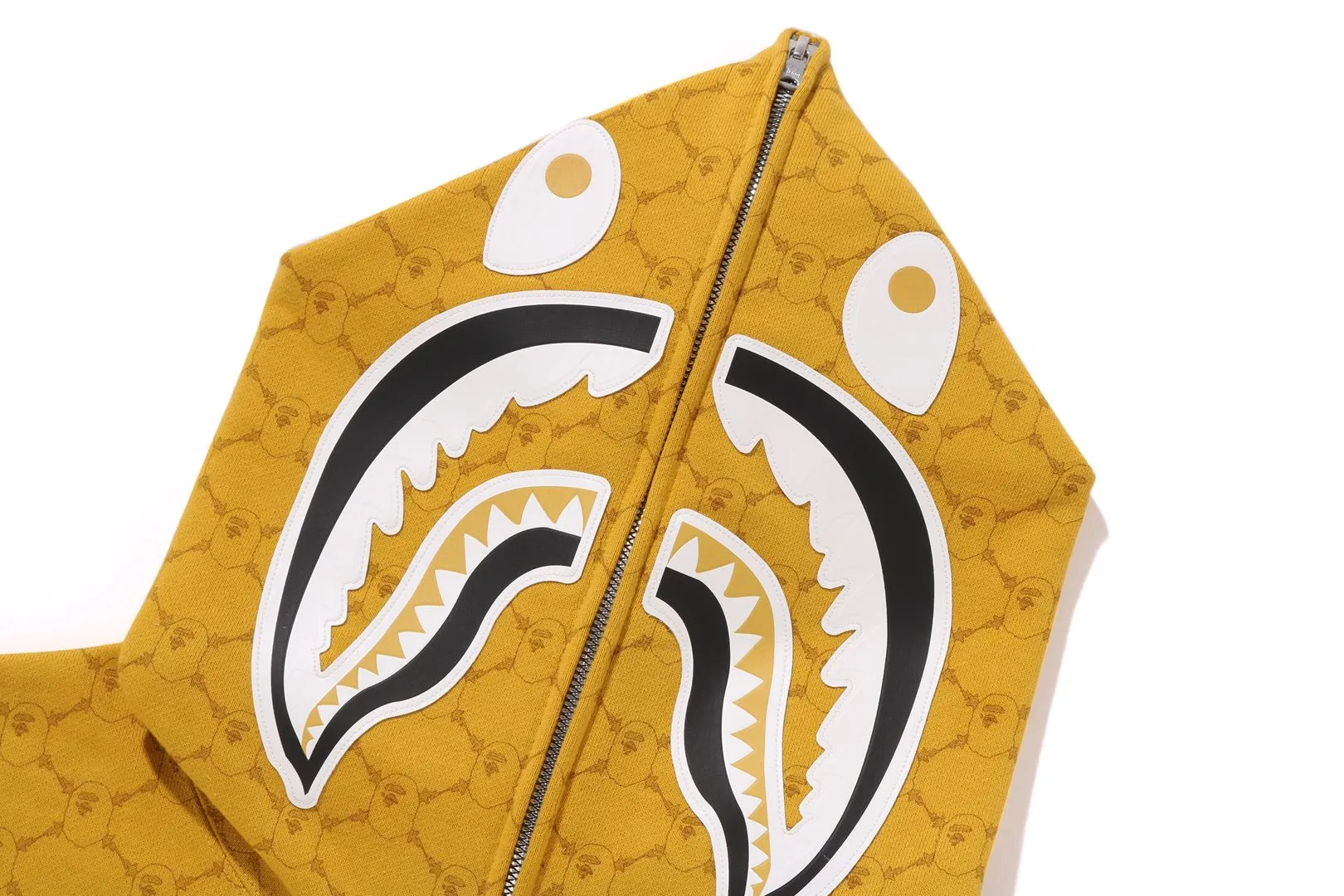 COLLEGE MONOGRAM RELAXED FIT SHARK FULL ZIP HOODIE sold by Bape product image thumbnail 4
