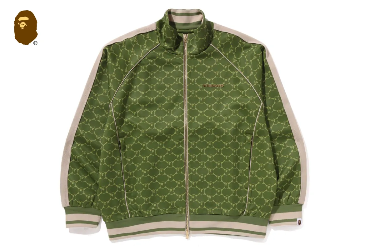 COLLEGE MONOGRAM LOGO RELAXED FIT TRACK JACKET sold by Bape