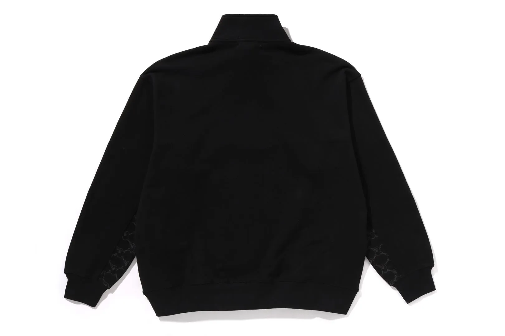 COLLEGE MONOGRAM LOGO HALF ZIP RELAX FIT CREWNECK SWEATSHIRT sold by Bape product image thumbnail 2