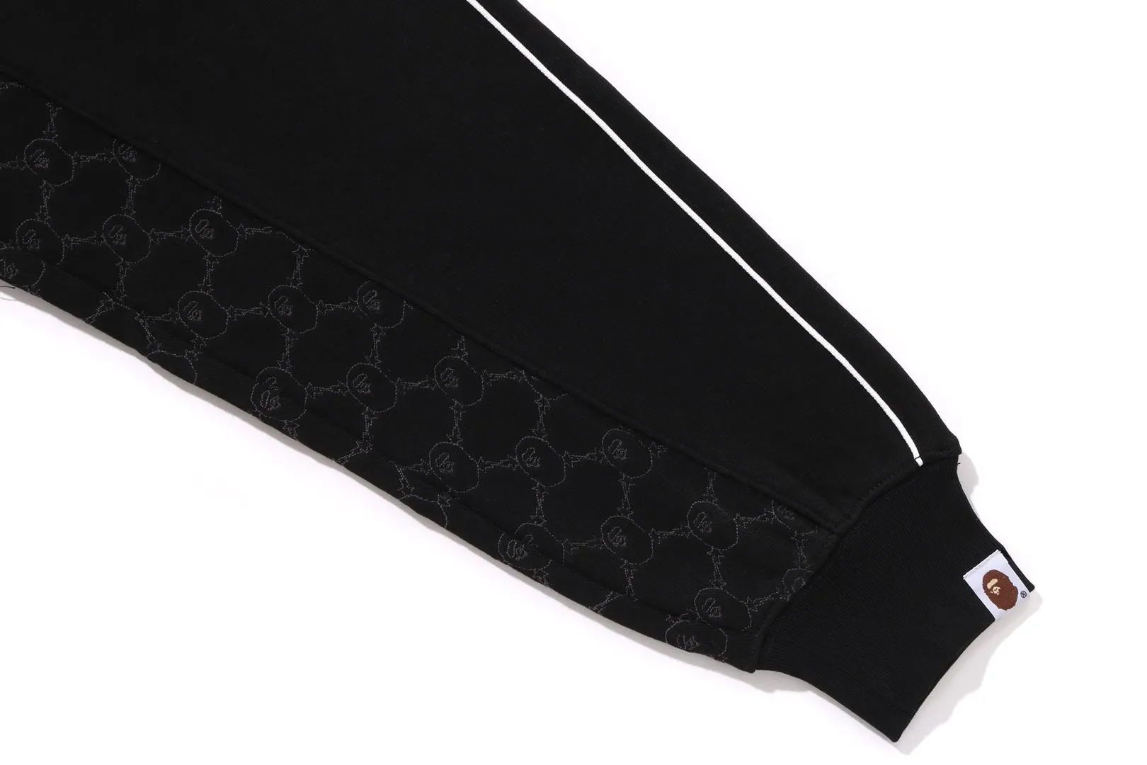 COLLEGE MONOGRAM LOGO HALF ZIP RELAX FIT CREWNECK SWEATSHIRT sold by Bape product image thumbnail 5