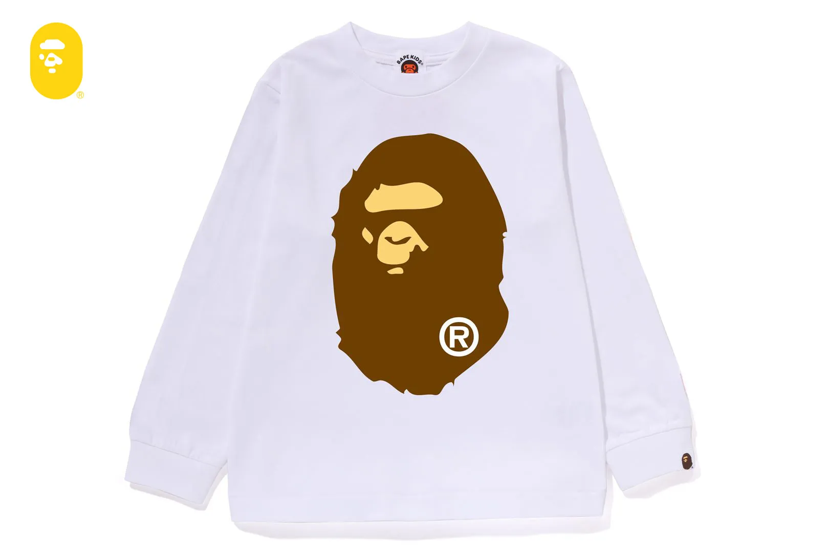 BIG APE HEAD LS TEE sold by Bape