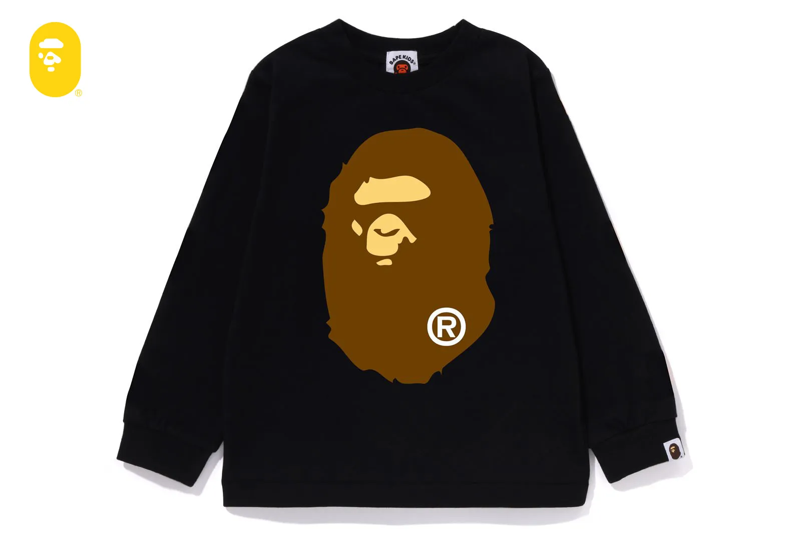 BIG APE HEAD LS TEE sold by Bape product image thumbnail 3