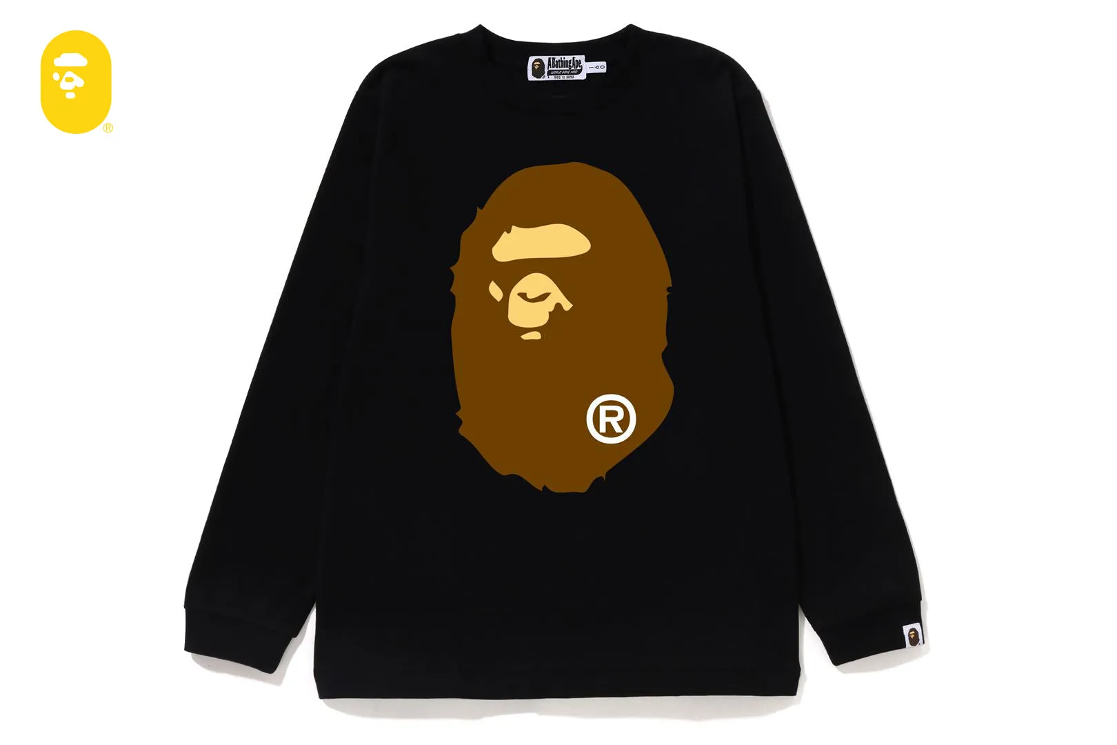 BIG APE HEAD LS TEE sold by Bape product image thumbnail 3