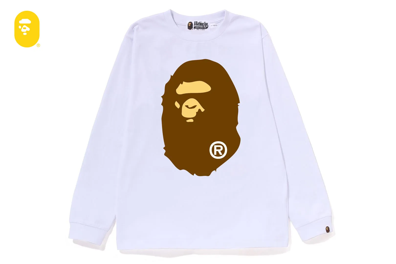 BIG APE HEAD LS TEE sold by Bape