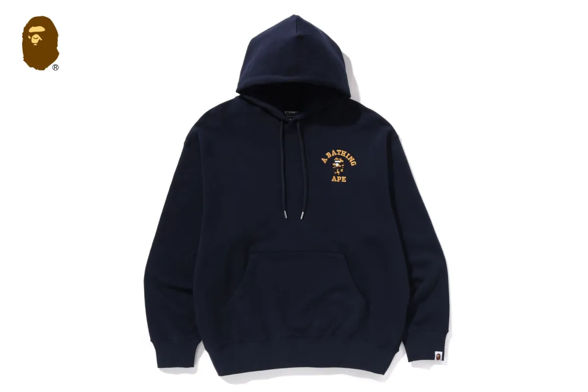 1ST CAMO COLLEGE LOGO RELAXED FIT PULLOVER HOODIE sold by Bape