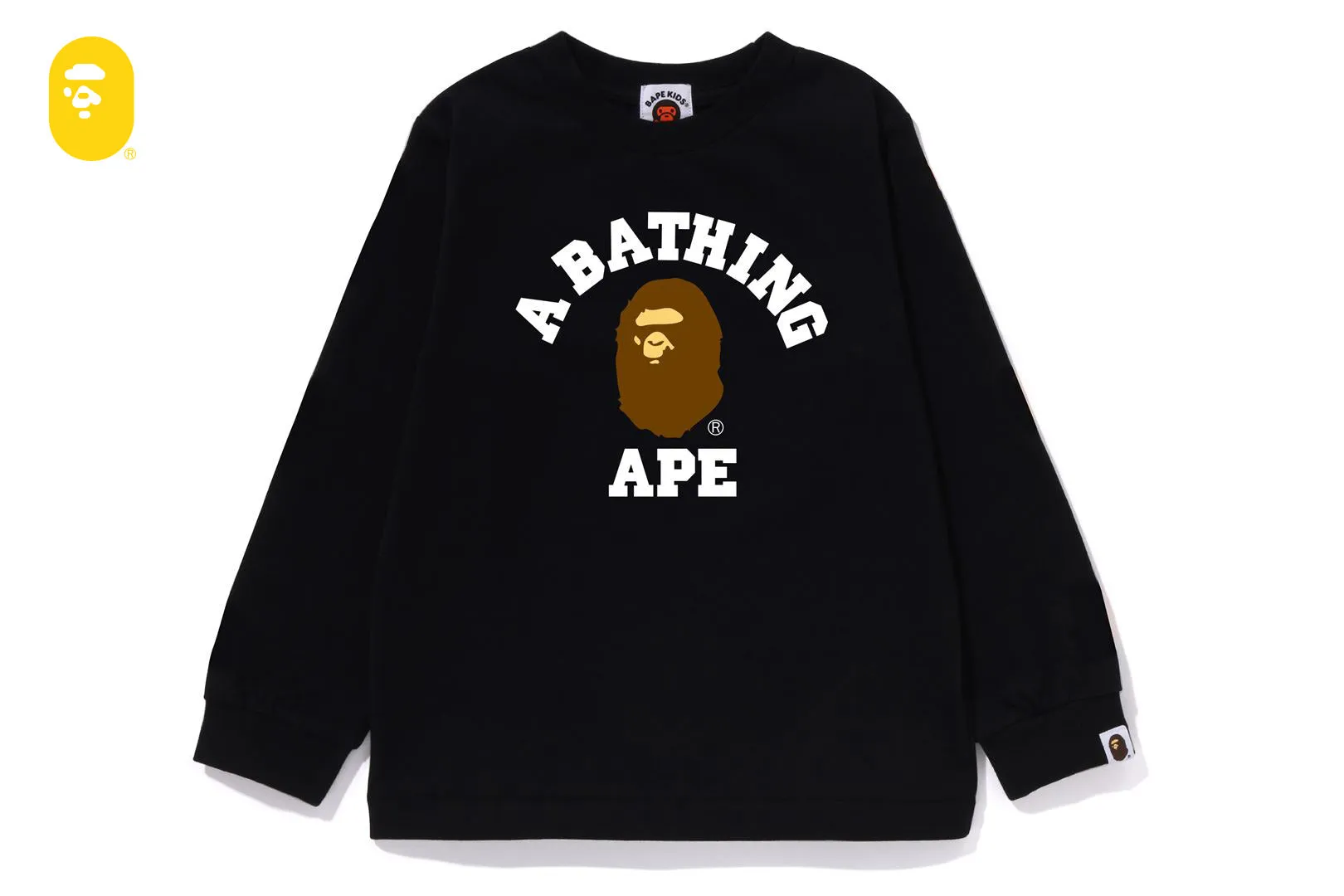 COLLEGE LS TEE sold by Bape product image thumbnail 5