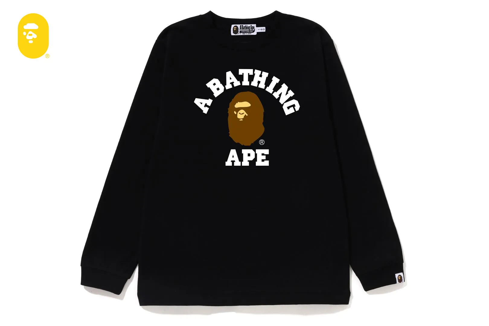 COLLEGE LS TEE sold by Bape product image thumbnail 3