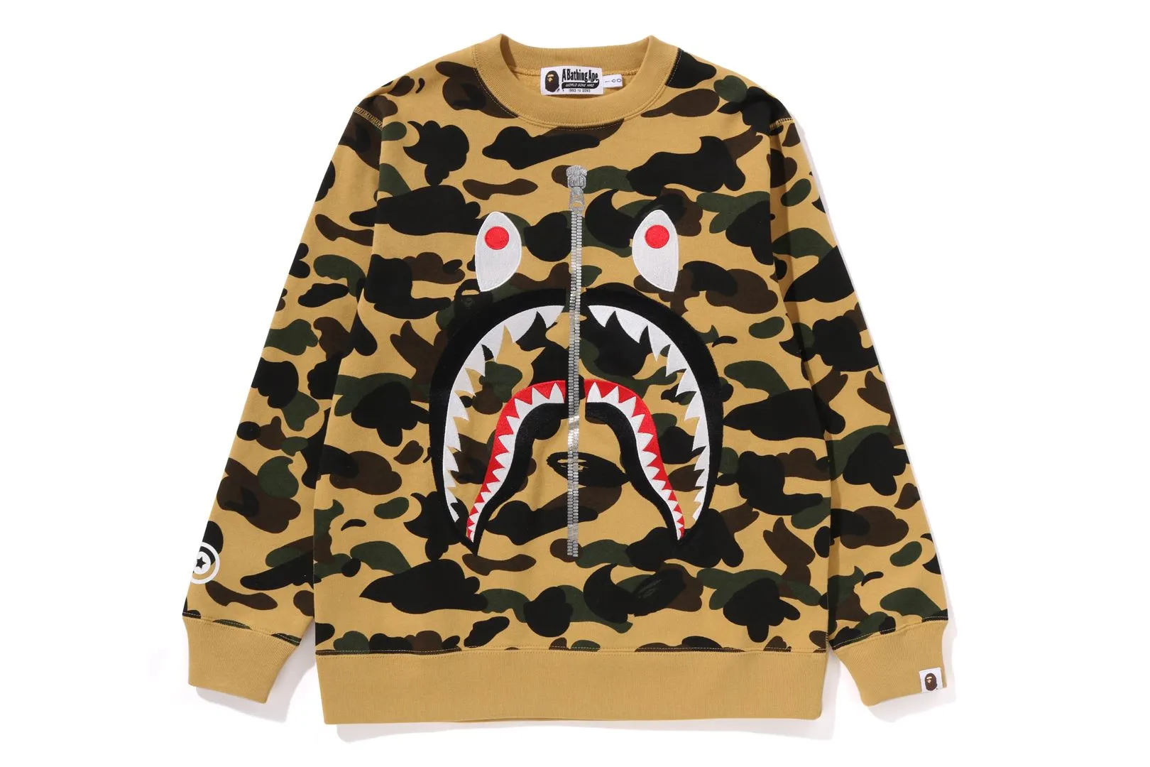1ST CAMO SHARK CREWNECK SWEATSHIRT sold by Bape product image thumbnail 4