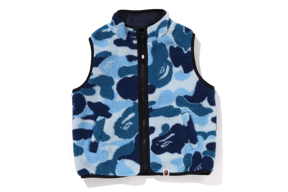 ABC CAMO BOA RIPSTOP REVERSIBLE VEST sold by Bape